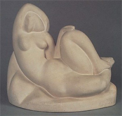 Image - Alexander Archipenko: Repose (1912)